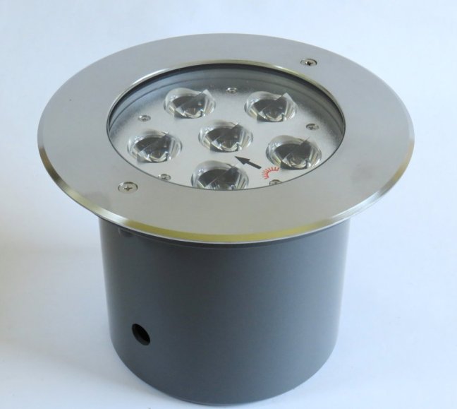 Deko Light In-ground luminaire asymmetrical,230V/6x2W,IP67,3000°K-warm white, 45°,No.730201