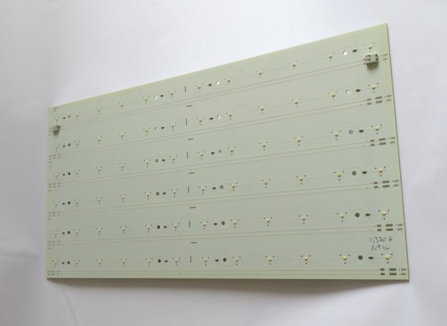 Drees LED ADVERT SMD-FR4-PCB, 24VDC/8,64W,3000°K,475x240mm,WAGO