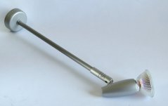 SLV Gelenkleuchte PUR für Halogen oder LED MR16/12V/GU 5,3,gebraucht,Nr.922324