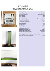 SYLVANIA LYNX-SE 11W/840/4000K 2G7, Nr.0025903