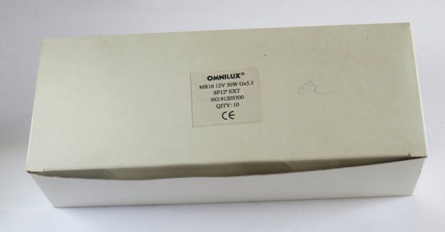 OMNILUX Halogen MR16 12V/50W,GX5,3,EXT,SP12°,Nr.91205300