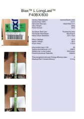 GE Biax™ L LongLast™ F40BX/830, Nr.41171