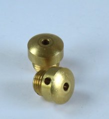 Messing Stahlseilhalter M3 Quergewinde 13x12mm M10x1 AG,Nr.1626-1312-0101-3114