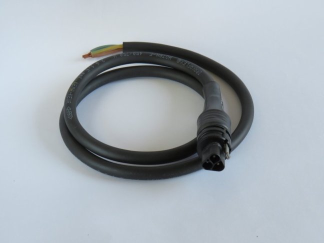 Wieland RST20i3 plug + cable 3x1,5qmm,1m No.96.232.1004.1