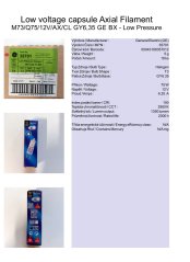 GE LV capsule M73/Q75/12V/AX/CL GY6,35 GE BX, No.35701