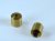 Brass button 12x12mm, M10x1, No. 1625-1212-0026-3101
