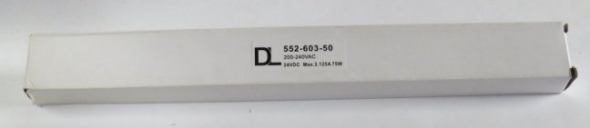 Drees driver 230V/24VDC-75W,MM,SELV, No.552-603-50