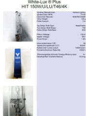 Venture Lighting Sustainability Uni-Form Pulse Start HIT 150W/U/LU/T46/4K,Nr.71144