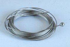 Reutlinger Niro-Seil Ø1/5000 mm mit Kugelnippel 36,Nr.196136500