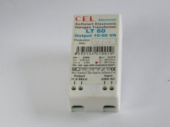 CEL el. Mini-Transformer LT60 230V/12V/10-60W, 80x37x18mm,used