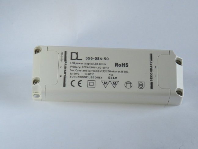 DREES LED driver 230V/700mA-max.18W,MM, No.556-084-50