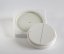 Casambi Bluetooth wall switch, round, white, 2 channels, No. 808926/RWR2EBTW - battery-free
