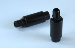 Dreh-Kipp-Gelenk 13x41mm M8x1-IG/AG schwarz,Nr.2035-1341-0081-3123