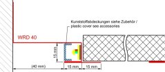 LEDProfilelement Rigips WRD-40,Nr.1030 (PE14.0140),2000mm