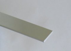 Aluprofil eloxiert 2x15x3000mm !