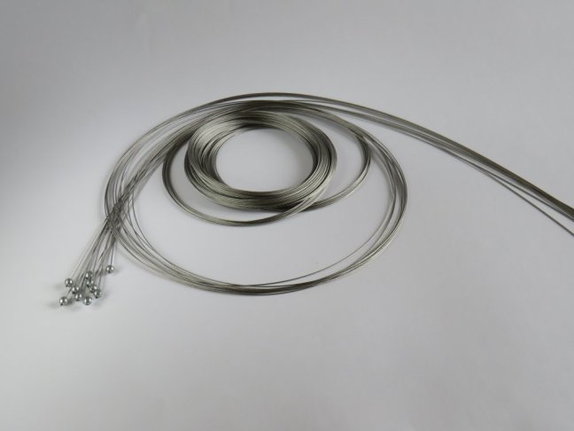 Reutlinger stainless steel cable Ø 0,54/4000 mm with the ball Ø4mm