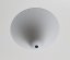 PLUX / Less'n'more ceiling canopy, matte white incl.plug-in connection, cable in the center, plastic, D 115 x H 75mm-KOPIE