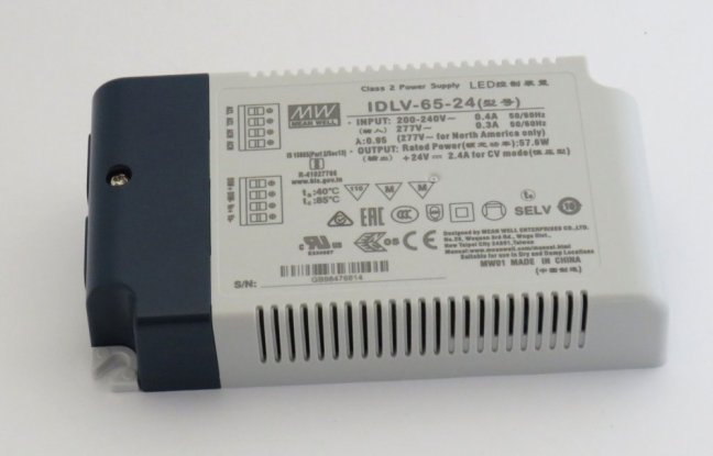 MEANWELL LED driver IDLV-65-24,230V/24DC-58W,0-10VDC dimmable