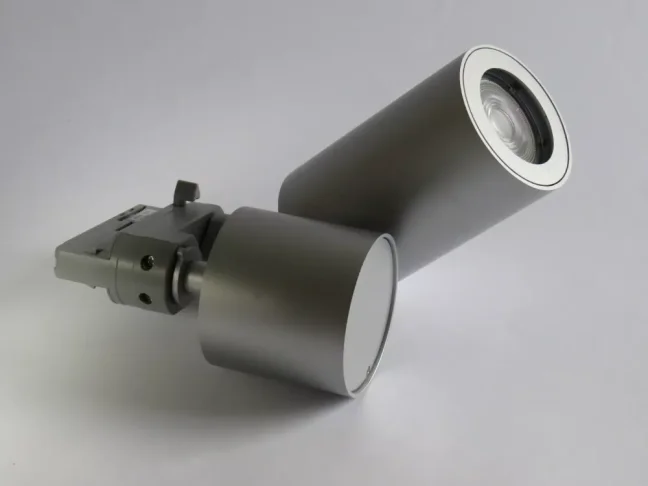 SIGOR Spot 3-Phasen silber,230V, inkl.SIGOR LUXAR 5,5W/GU10,dimmable