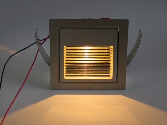 Drees LED wall recessed luminaire 350mA/1W-3000°K incl. box