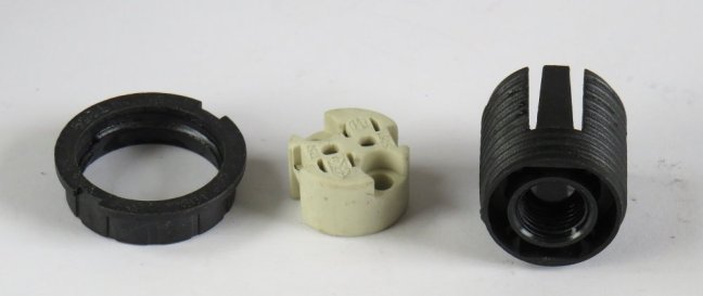 VLM Uni-Fassung Nr. 5031,G4-GY6,35 inkl.Halter mit M10x1
