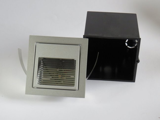 Drees LED wall recessed luminaire 350mA/1W-3000°K incl. box