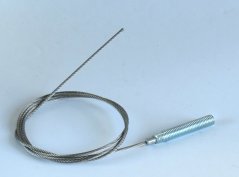 Reutlinger Niro-Seil Ø2/1000 mm mit Gewinde M8-Sonderanfertigung