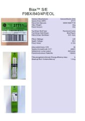 GE Biax™ S/E F9BX/840/4P/EOL, No.37711