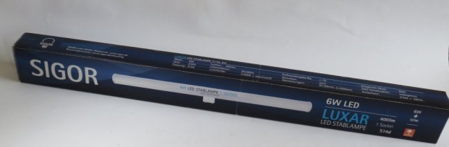 SIGOR LED LUXAR 230V/6W-3000°K,S14d,nicht dimmbar, No.5946701