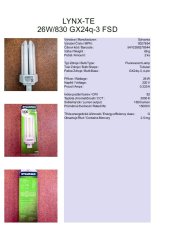 SYLVANIA LYNX-TE 26W/830 GX24q-3 FSD, Nr.0027854