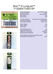 GE Biax™ D LongLast™ F13DBX/T3/827/2P, No.78221