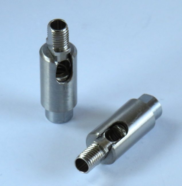 Dreh-Kipp-Gelenk 13x41mm M8x1-IG/AG ni-matt,Nr.2035-1341-0081-3118