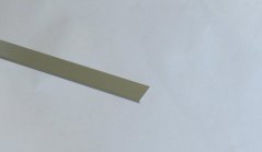 Aluprofil flach eloxiert 2x10x3000mm !
