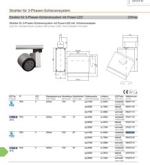 Drees LED 3f-Schienenstrahler 230V/13W-4000K/30°,Nr. 559-872-40