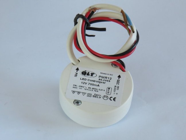 QLT LED Driver PMR12 230V/12VDC/700mA,MM