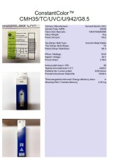 GE ConstantColor™ CMH35/TC/UVC/U/942/G8.5, Nr.26348