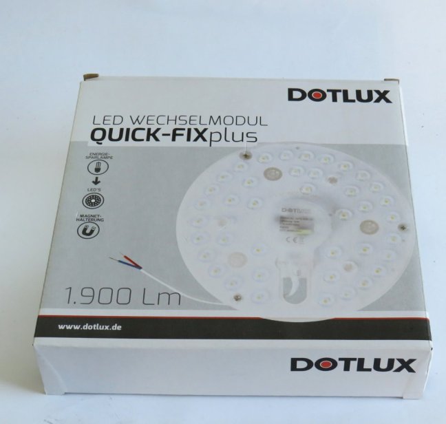 DOTLUX QUICK-FIXplus LED Modul 230V/16W-4000°K,No.3379-040170