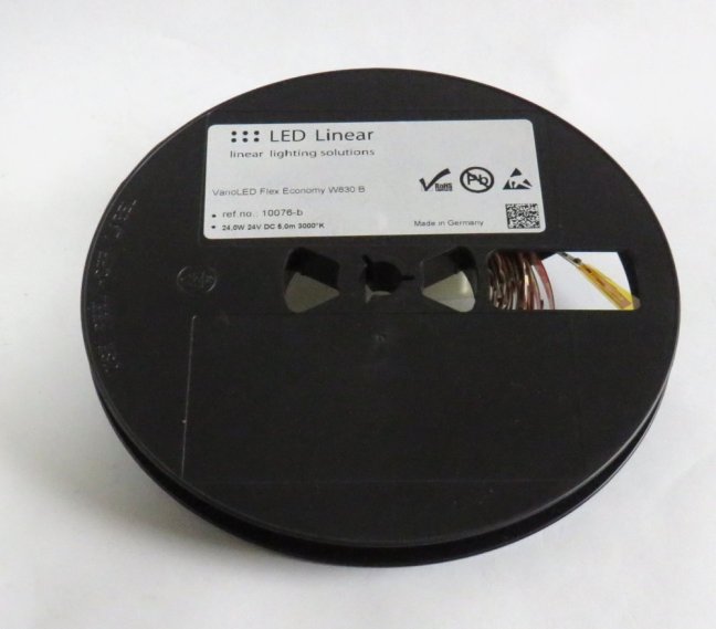 LED LINEAR VarioLED Flex Economy W830 B,24VDC/24W,5m,3000°K,Nr.10076-b
