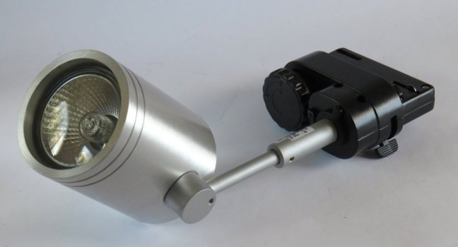 SLV BIMA 3-phase silver,230V,GU10, aluminium