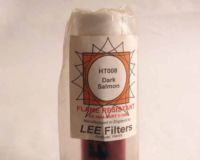 LEE-Filters, HT 008,High Temp, Dark Salmon,Anbruch-Rolle 117x350cm