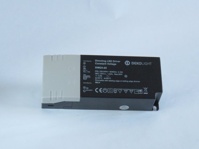 Deko Light LED driver 240V/24VDC/2,5-25W, dimmbar,No.862221