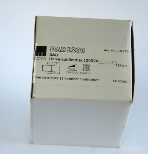MAINTRONIC DALI DAD 1200 Universaldimmer R,L,C 1200W, neu,originalverpackt