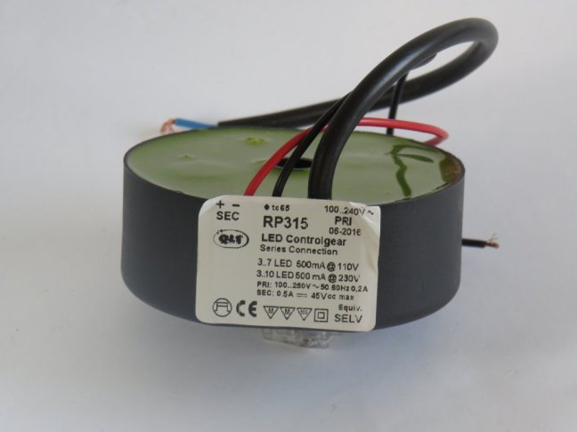 QLT LED Driver RP315 230V/500mA,ENEC,MM,3-10 LED Chip