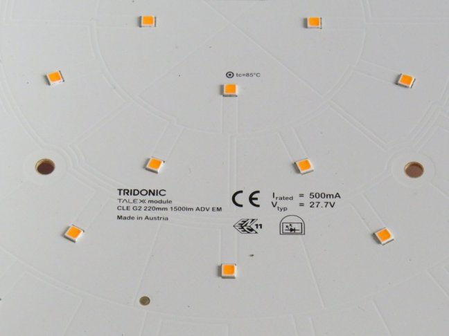 Tridonic TALEXX module CLE G2 220mm 1500lm ADV EM 500mA No.89602097