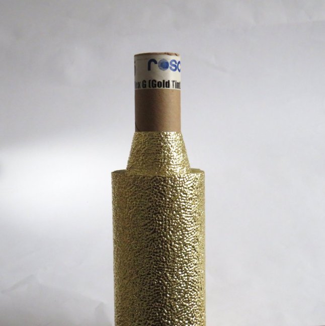 ROSCO Cinegel 3805 Roscoflex G Soft Gold Reflector 1,22x5,2m/Sonderpreis = angebrochene Rolle
